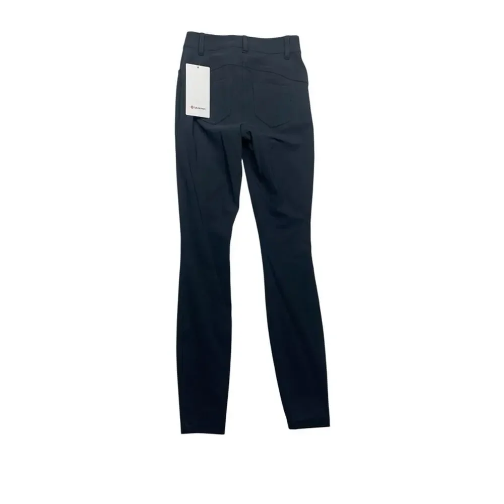 Lululemon size 24 new City Sleek Slim-Fit High-Rise Pant gray riding athletic